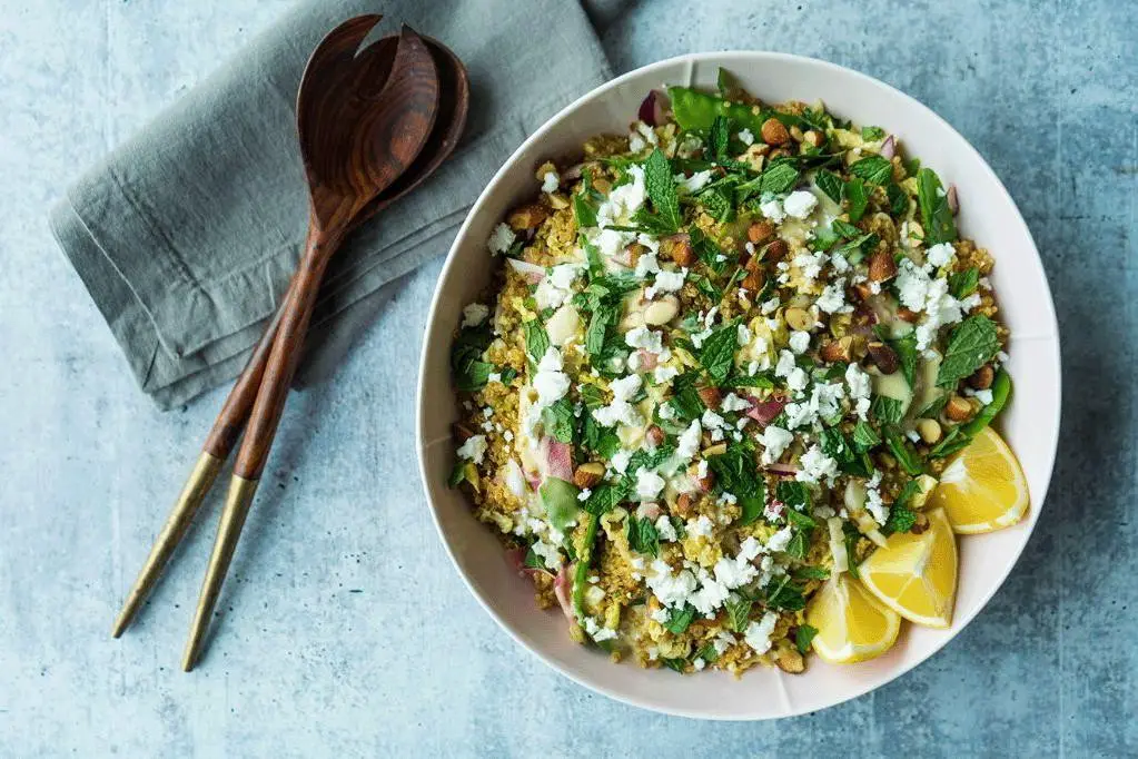 Snow Pea and Quinoa Salad