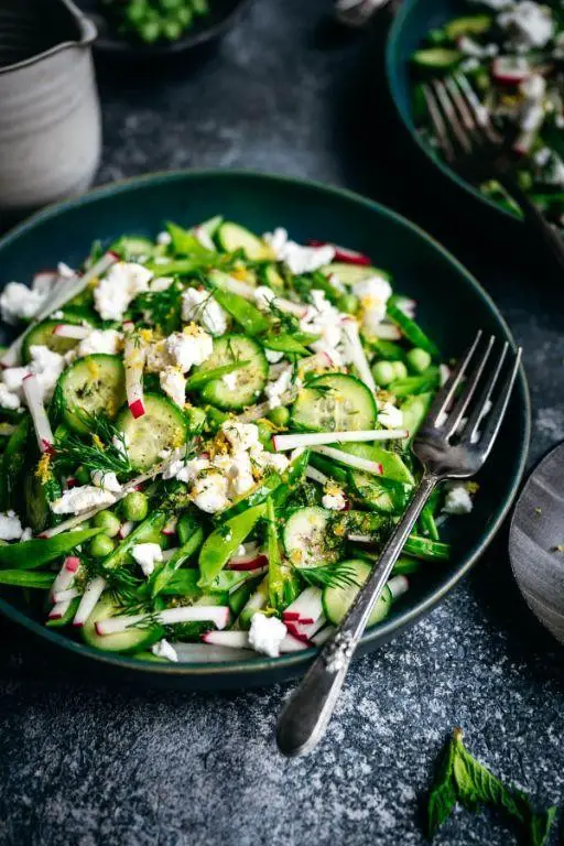 Snow Pea and Radish Salad