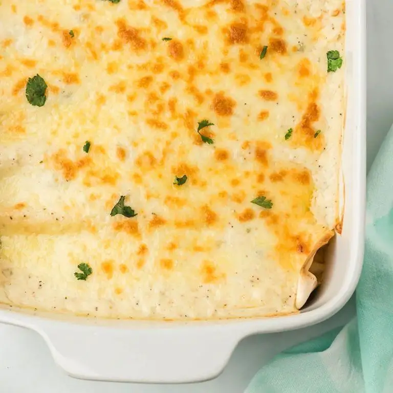 Sour Cream Chicken Enchiladas
