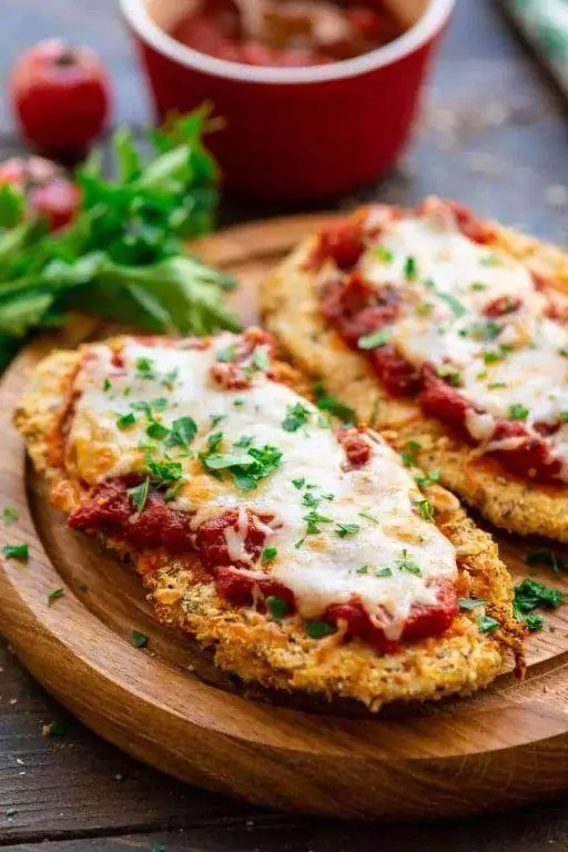 Spicy Air Fryer Chicken Parmesan