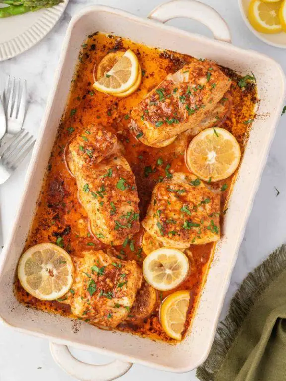 Spicy Cajun Baked Cod