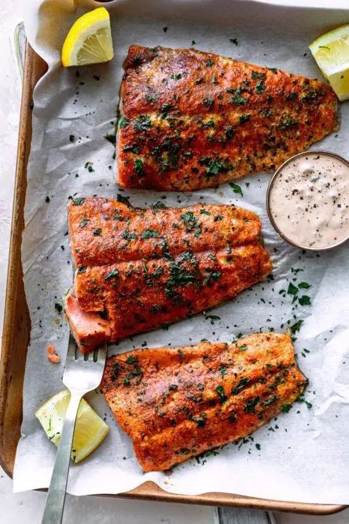 Spicy Cajun Crusted Salmon