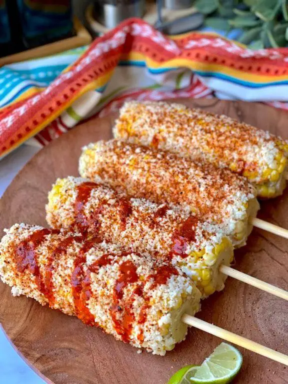 Spicy Chamoy Grilled Corn