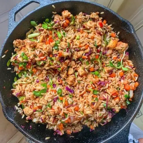 Spicy Chicken Fried Rice