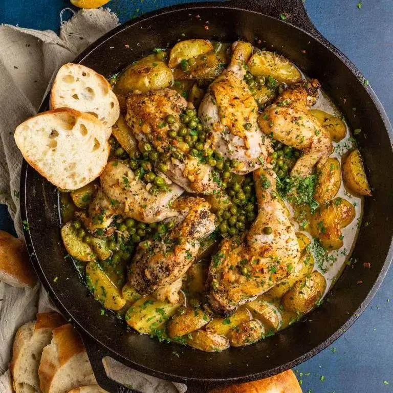 Spicy Chicken Vesuvio with Jalapenos