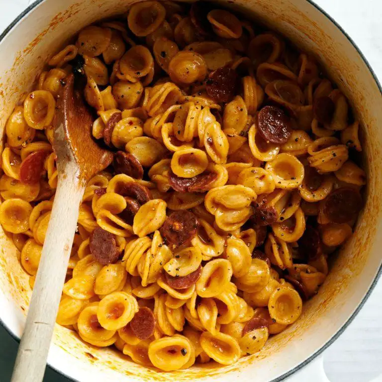 Spicy Chorizo Pasta