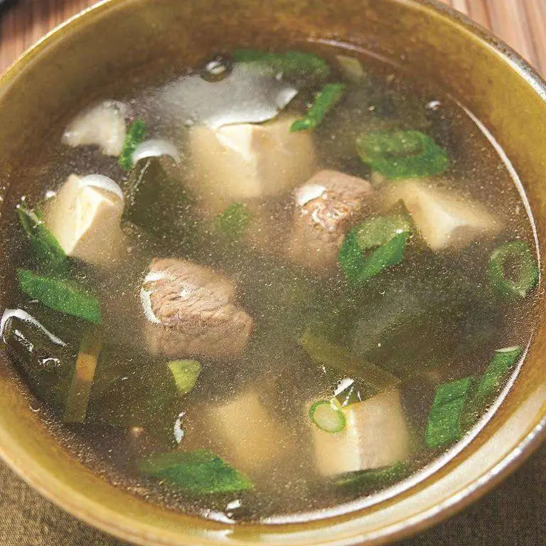 Spicy Kelp Soup with Tofu