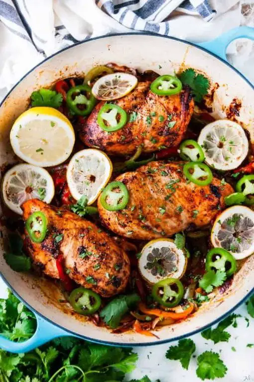 Spicy Lemon Chicken Thighs