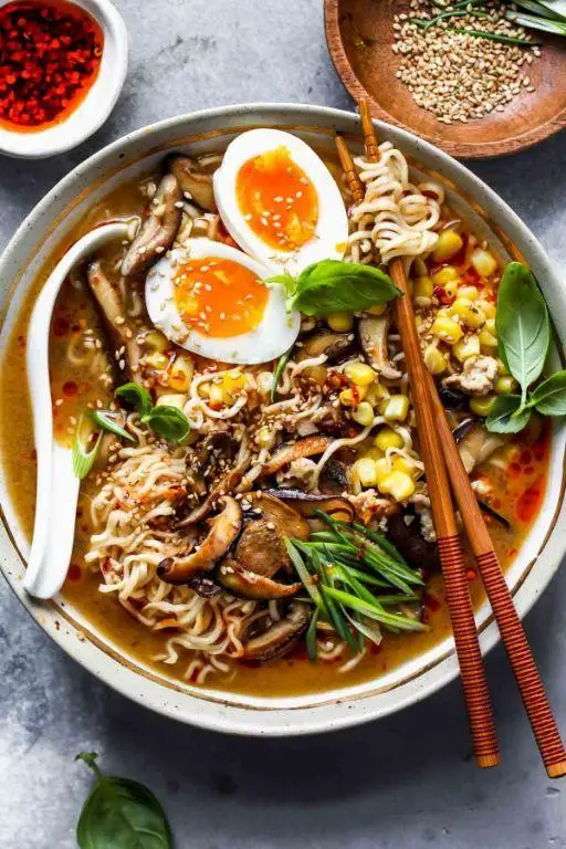 Spicy Miso Ramen with Soft-Boiled Eggs