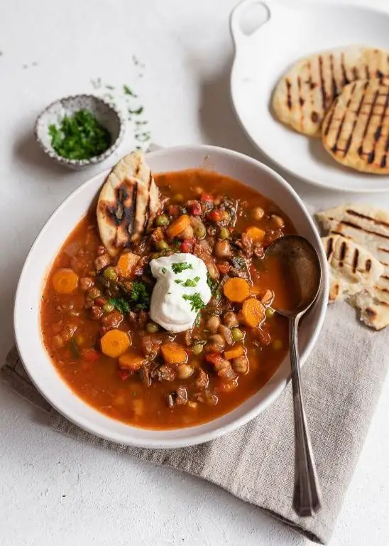 Spicy Moroccan Lamb Soup