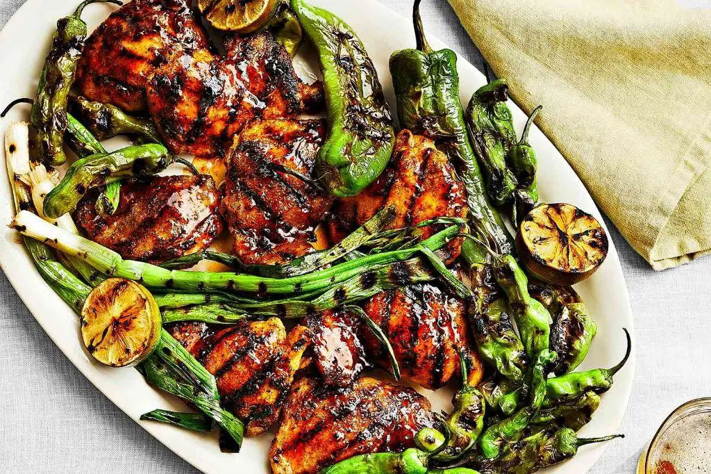 Spicy Pepper Jelly Glazed Chicken