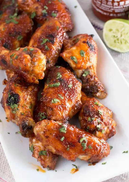 Spicy Sriracha Lime Chicken Wing Marinade