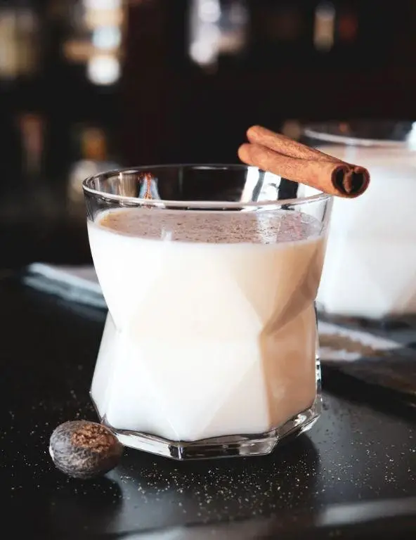 Spiked Bourbon Eggnog