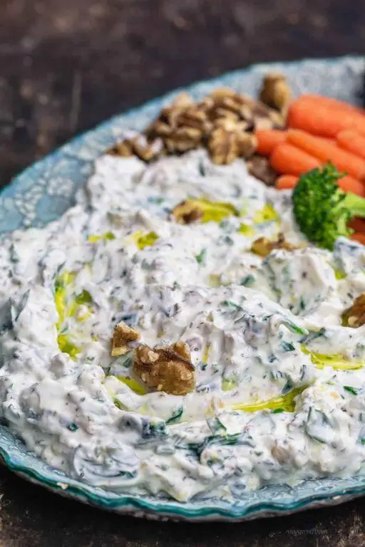 Spinach Dip with Greek Yogurt