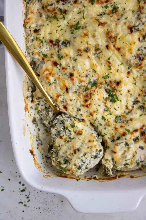 Spinach and Artichoke Casserole