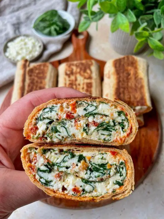 Spinach and Egg White Wrap
