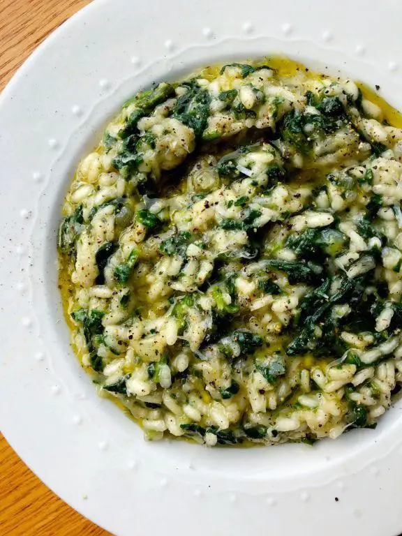 Spinach and Parmesan Risotto