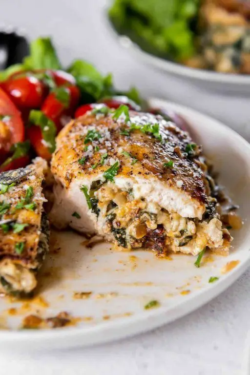 Spinach and Ricotta Stuffed Chicken