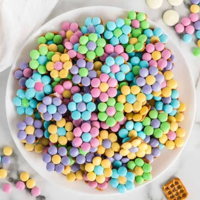 Spring Flower Pretzels