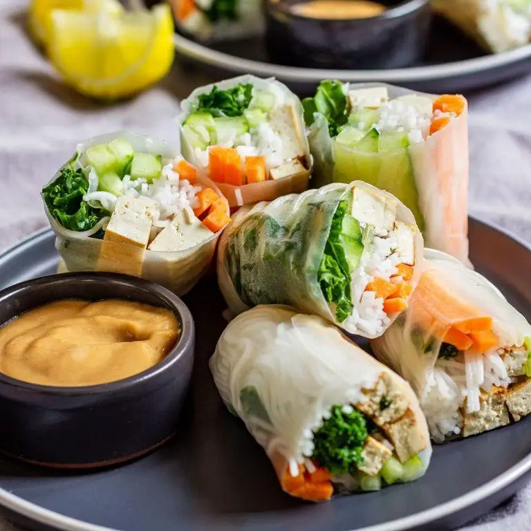Spring Roll Tofu Salad