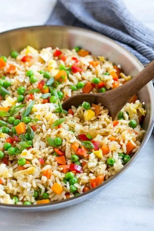 Stir-Fried Rice with Vegetables