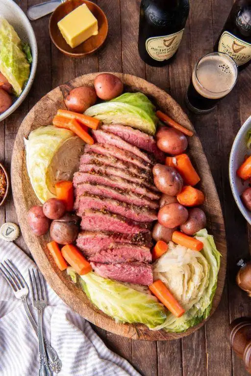 Stove Top Corned Beef with Guinness Reduction