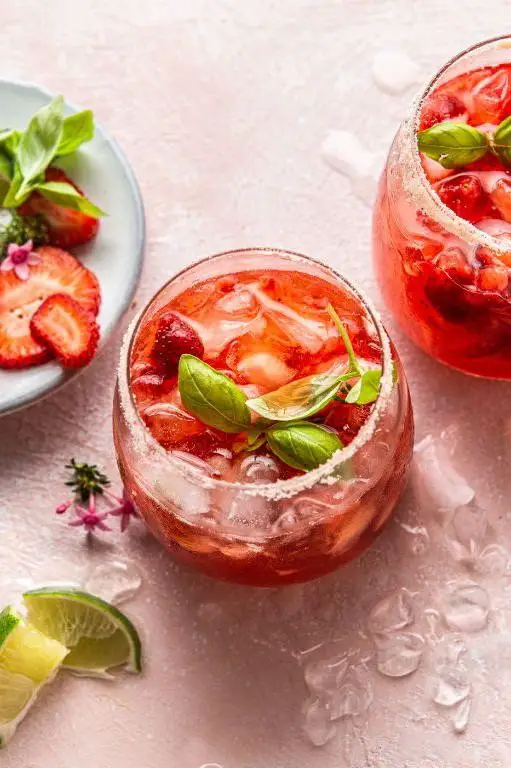 Strawberry Basil Margarita