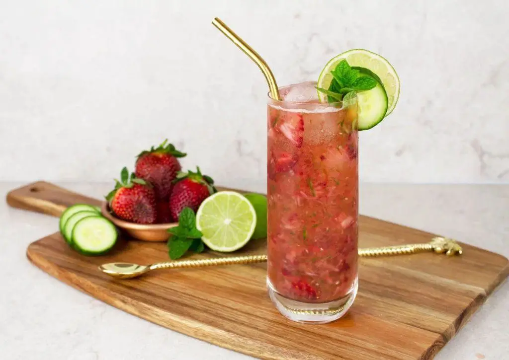 Strawberry Cucumber Cooler