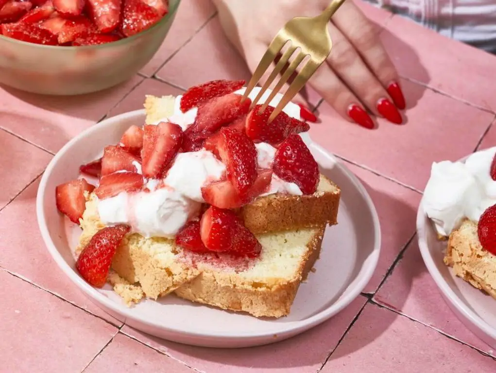 Strawberry Shortcake Pound Cake