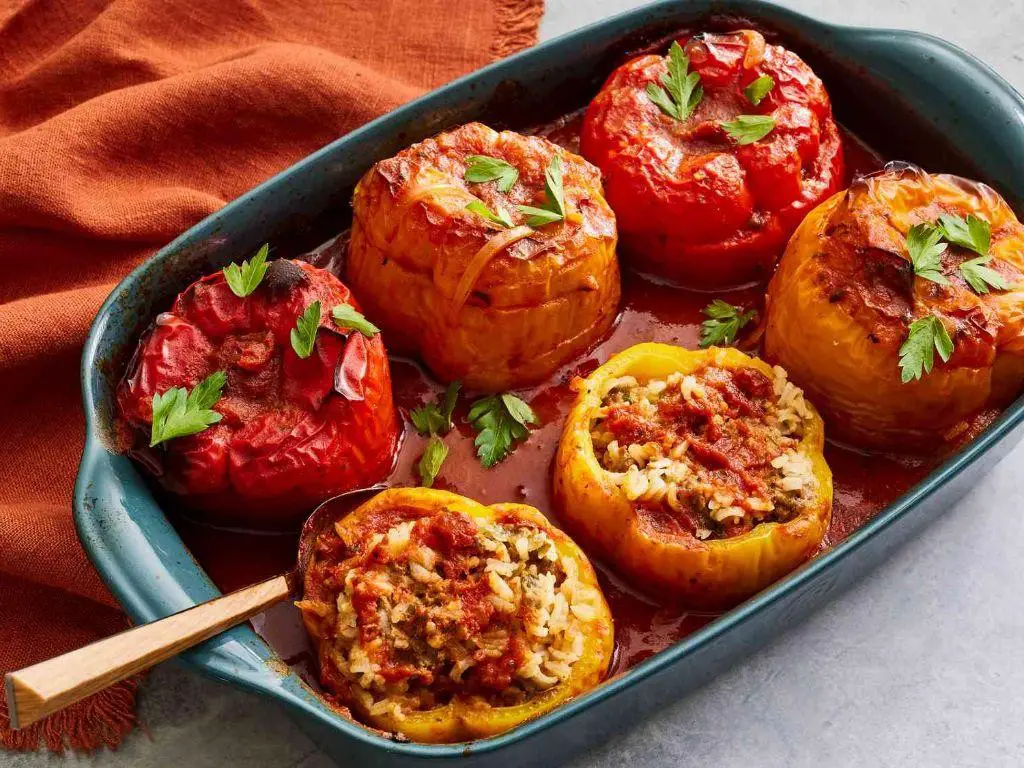 Stuffed Peppers with Rice
