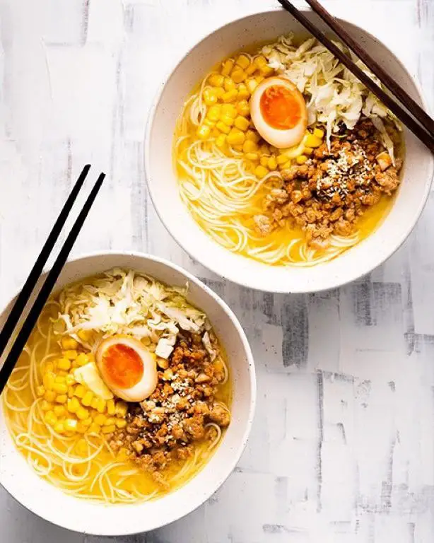 Sweet Corn and Butter Ramen