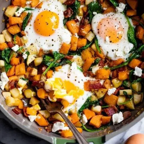 Sweet Potato and Butternut Squash Hash