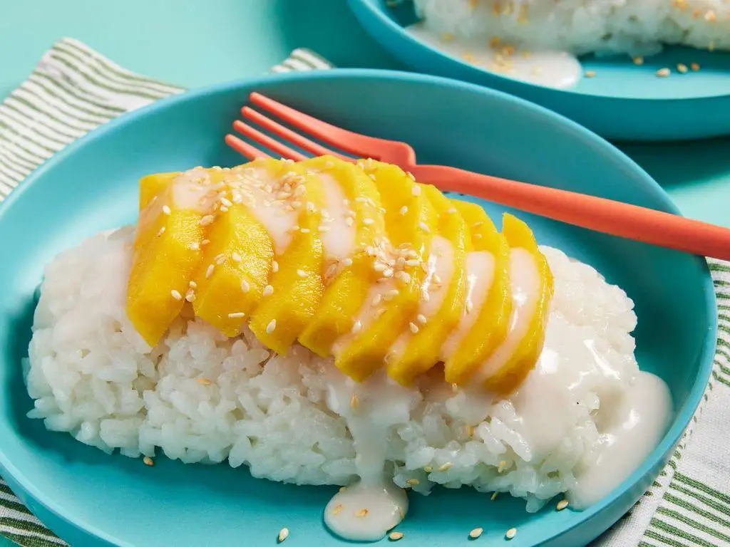 Sweet Rice with Mango