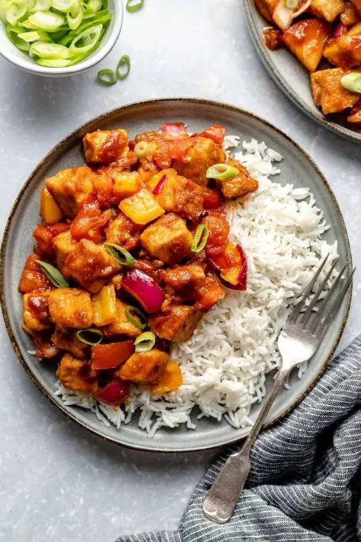 Sweet and Sour Chopped Pork Stir Fry
