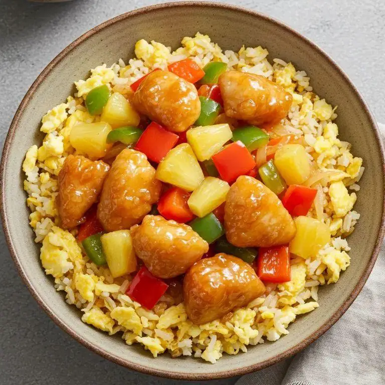 Sweet and Sour Tilapia with Pineapple Rice