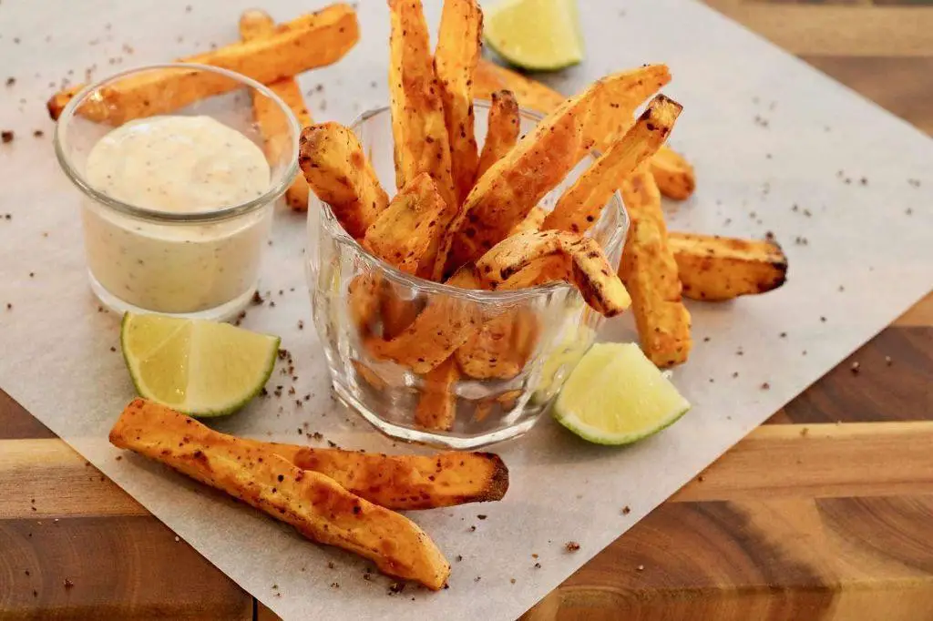 Tajin Spiced Sweet Potato Fries