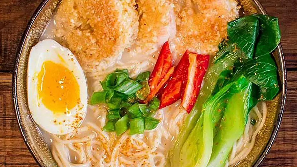 Tempura Ramen with Crispy Shrimp