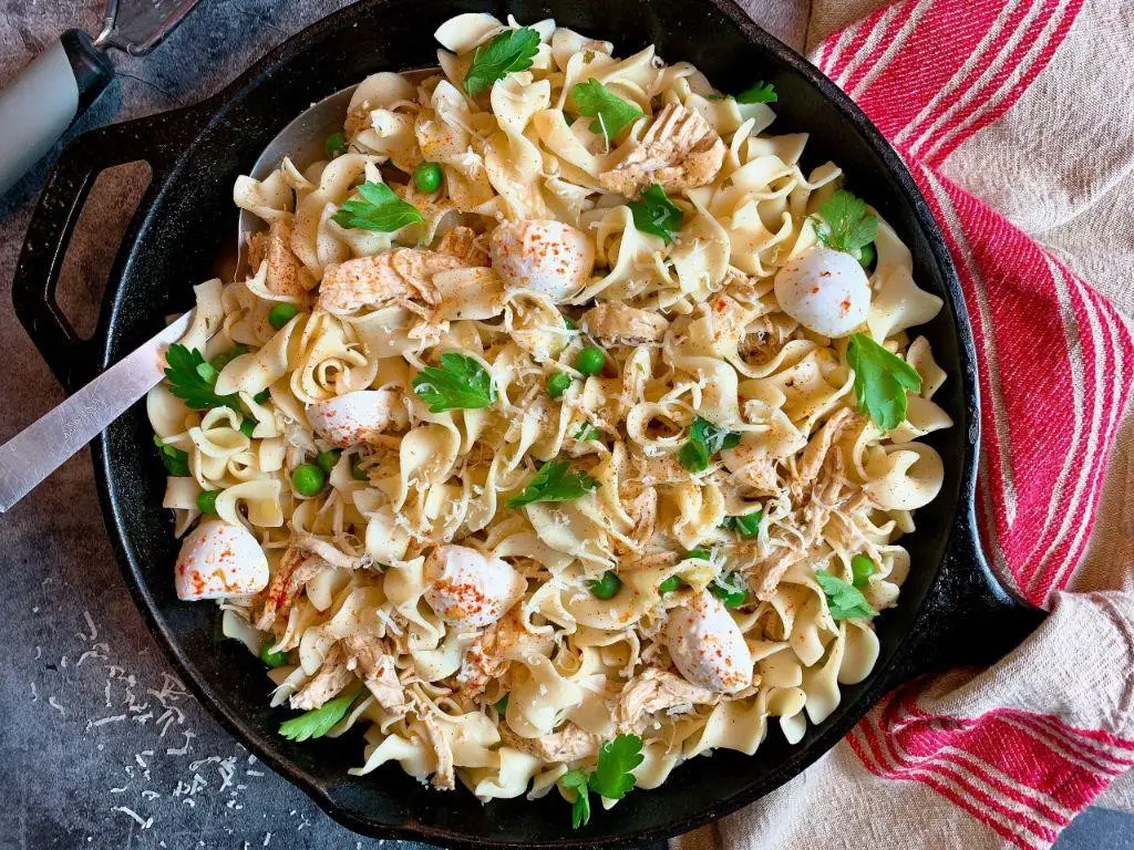 Tender Chicken and Pea Pasta