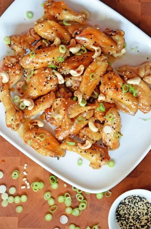 Teriyaki Whitewings with Sesame Seeds