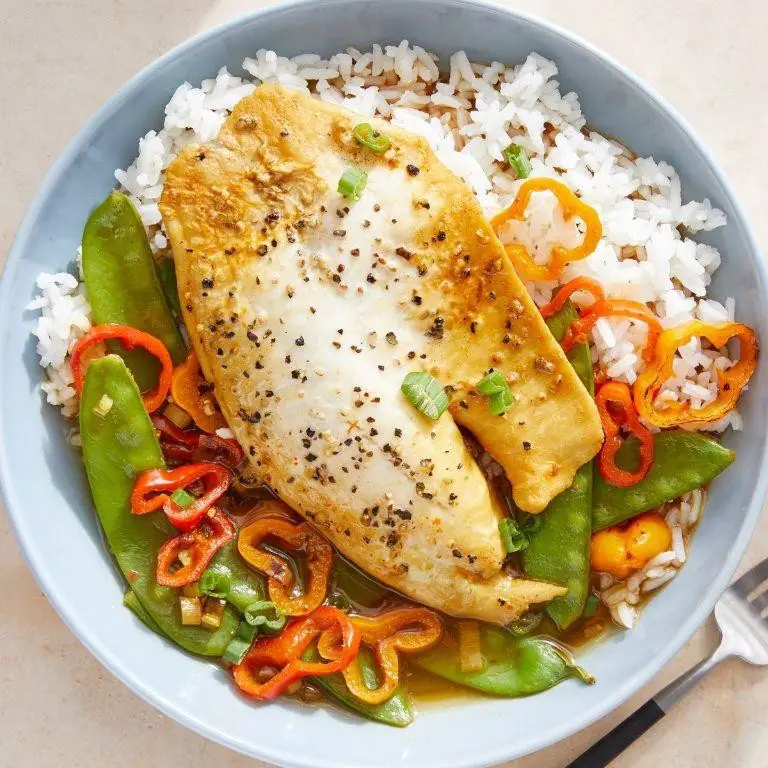 Tilapia and Rice Soup with Lemongrass