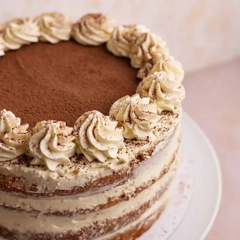 Tiramisu Birthday Cake