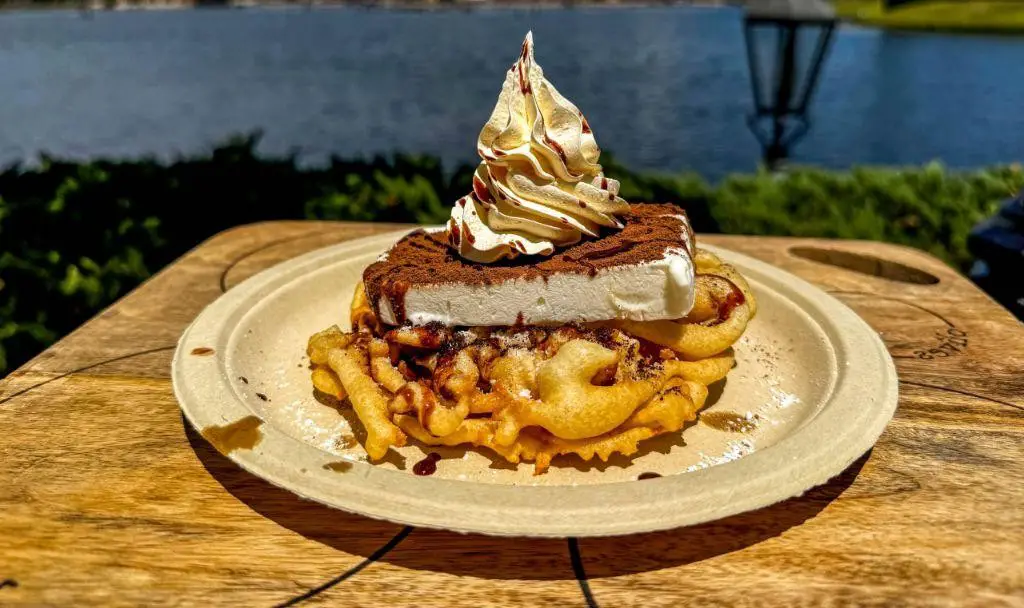 Tiramisu Funnel Cake