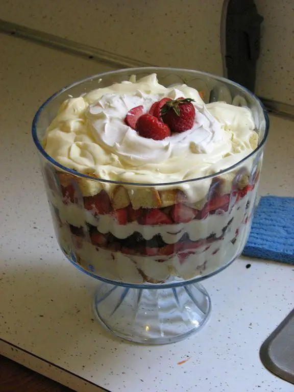 Tiramisu Punch Bowl Cake