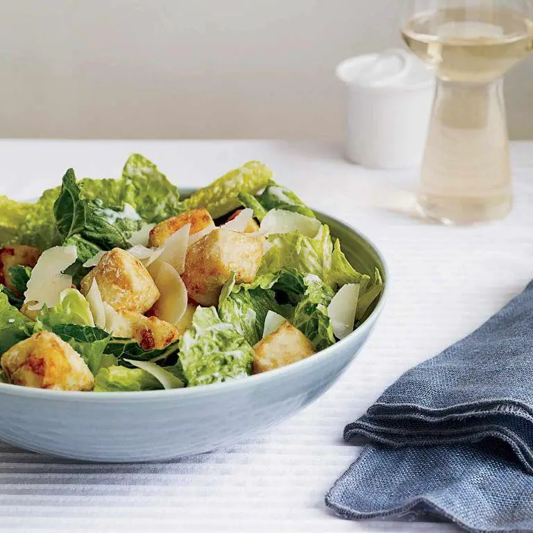 Tofu Caesar Salad