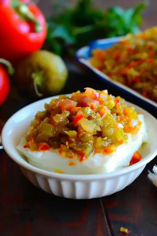 Tomato and Pepperoncini Relish