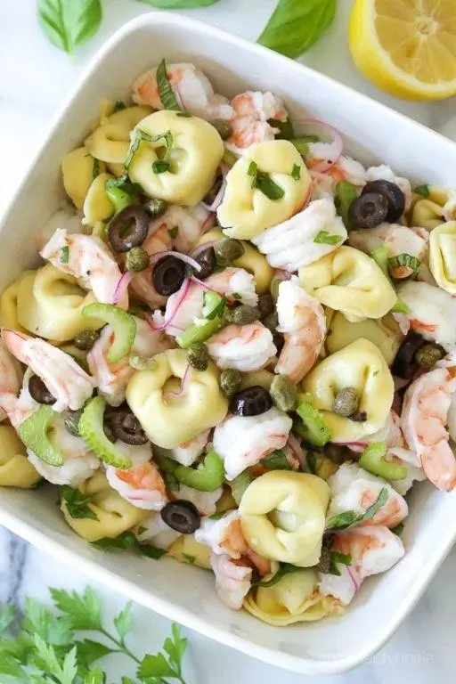 Tortellini and Shrimp Salad