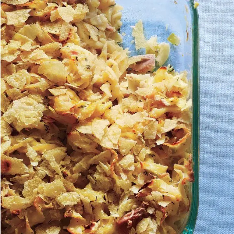 Tuna Noodle Casserole with a Hint of Dill