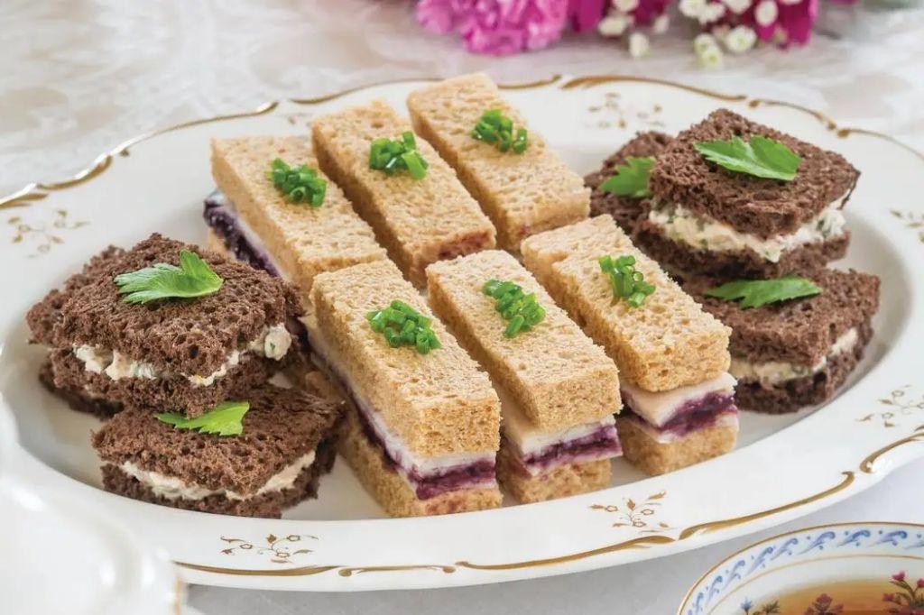 Tuna Salad with Capers Tea Sandwiches