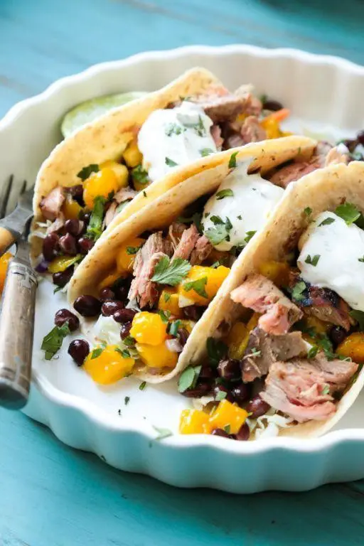 Tuna and Black Bean Tacos