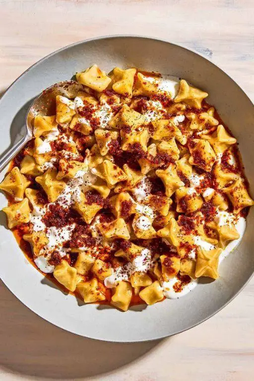 Turkish Manti (Tiny Dumplings)